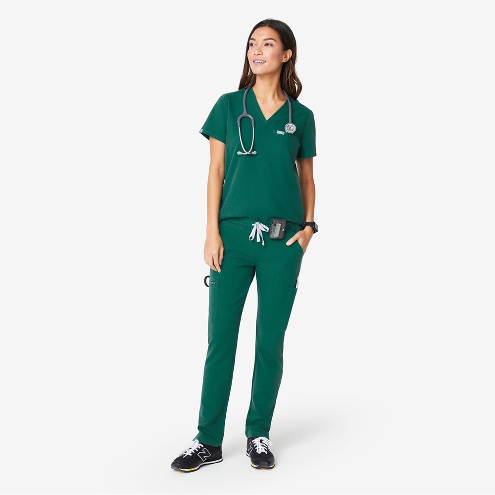 Figs Scrub Set - Hunter Green (Size small)